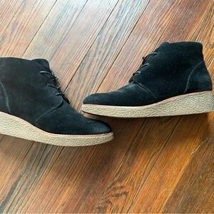 Rebecca Minkoff Black Wedge Shoes Suede